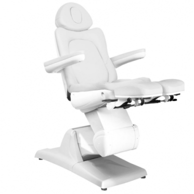 Profesionali elektrinė podologinė kėdė- lova-gultas pedikiūro procedūroms AZZURRO 870S PEDI, baltas (3 MOTORAI) 7