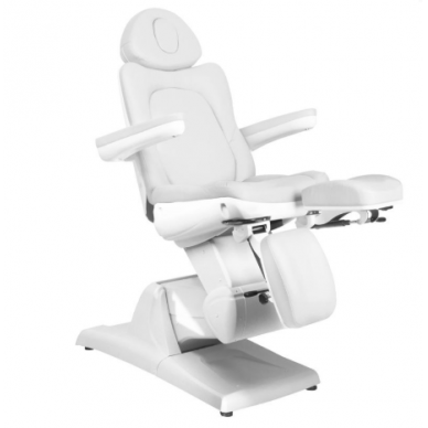 Profesionali elektrinė podologinė kėdė- lova-gultas pedikiūro procedūroms AZZURRO 870S PEDI, baltas (3 MOTORAI) 8