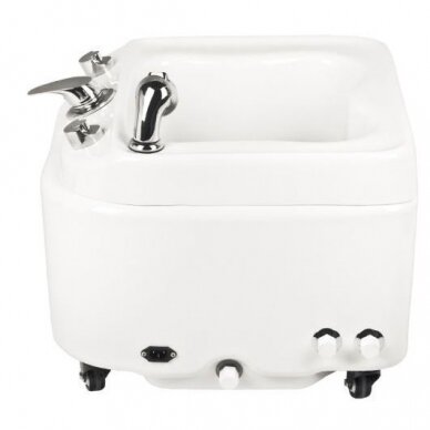 Professional pedicure bath with connected drain and hydromassage function A023 5
