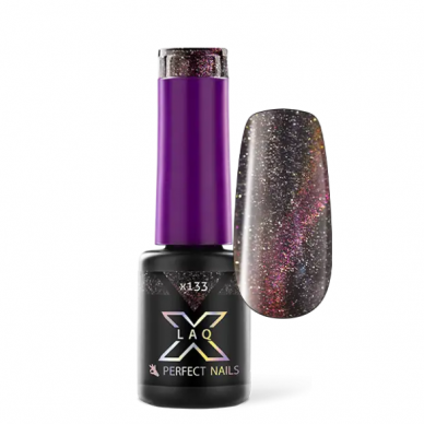 PERFECT NAILS long-lasting gel nail polish set with four colors LAQ X FLASH CAT EYE COLLECTION 4x4ml 3