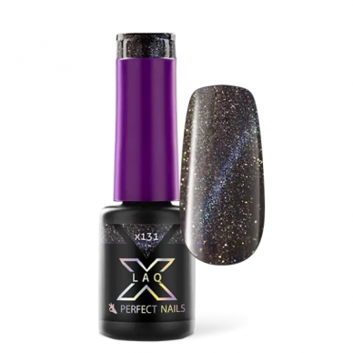 PERFECT NAILS long-lasting gel nail polish set with four colors LAQ X FLASH CAT EYE COLLECTION 4x4ml 1