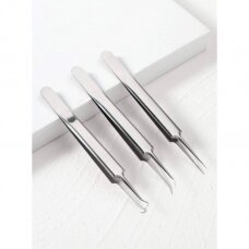 Set of cosmetic tweezers for removing acne and blackheads, 3 pcs.