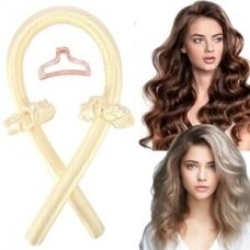 Hair curler-roller, cream color