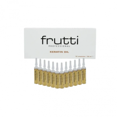 FRUTTI PROFESSIONAL restorative hair ampoules with keratin, 12 x 10 ml FRUTTI PROFESSIONAL restorative hair ampoules with keratin, 12 x 10 ml