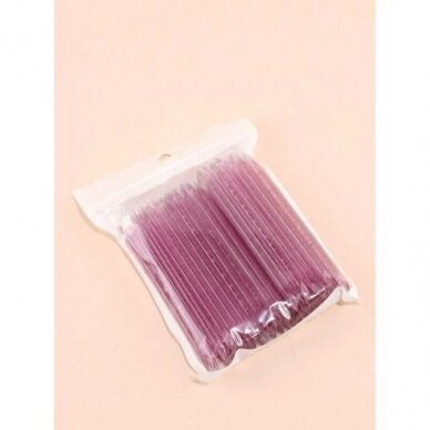 Plastic sticks for repelling cuticles during manicure, pink