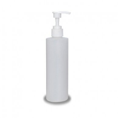 Plastic clear bottle with dispenser, 250 ml