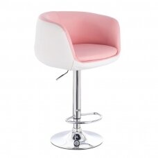 Professional make-up chair for beauty salons HC333W, pink color