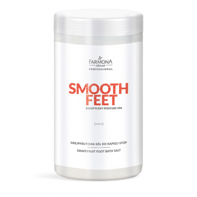 FARMONA PODOLOGIC SMOOTH FEET rejuvenating exotic grapefruit salt for pedicure, 1250 g. FARMONA PODOLOGIC SMOOTH FEET rejuvenating exotic grapefruit salt for pedicure, 1250 g.
