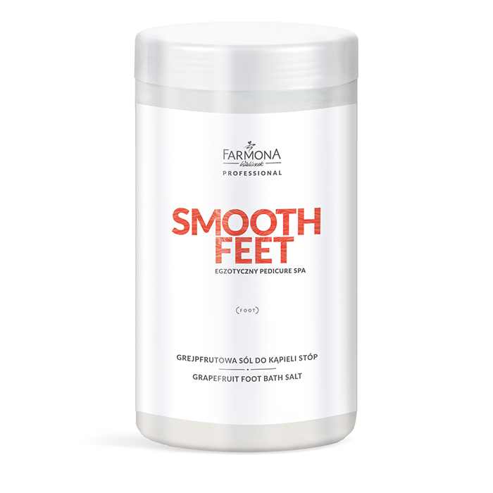 FARMONA PODOLOGIC SMOOTH FEET rejuvenating exotic grapefruit salt for pedicure, 1250 g. FARMONA PODOLOGIC SMOOTH FEET rejuvenating exotic grapefruit salt for pedicure, 1250 g.