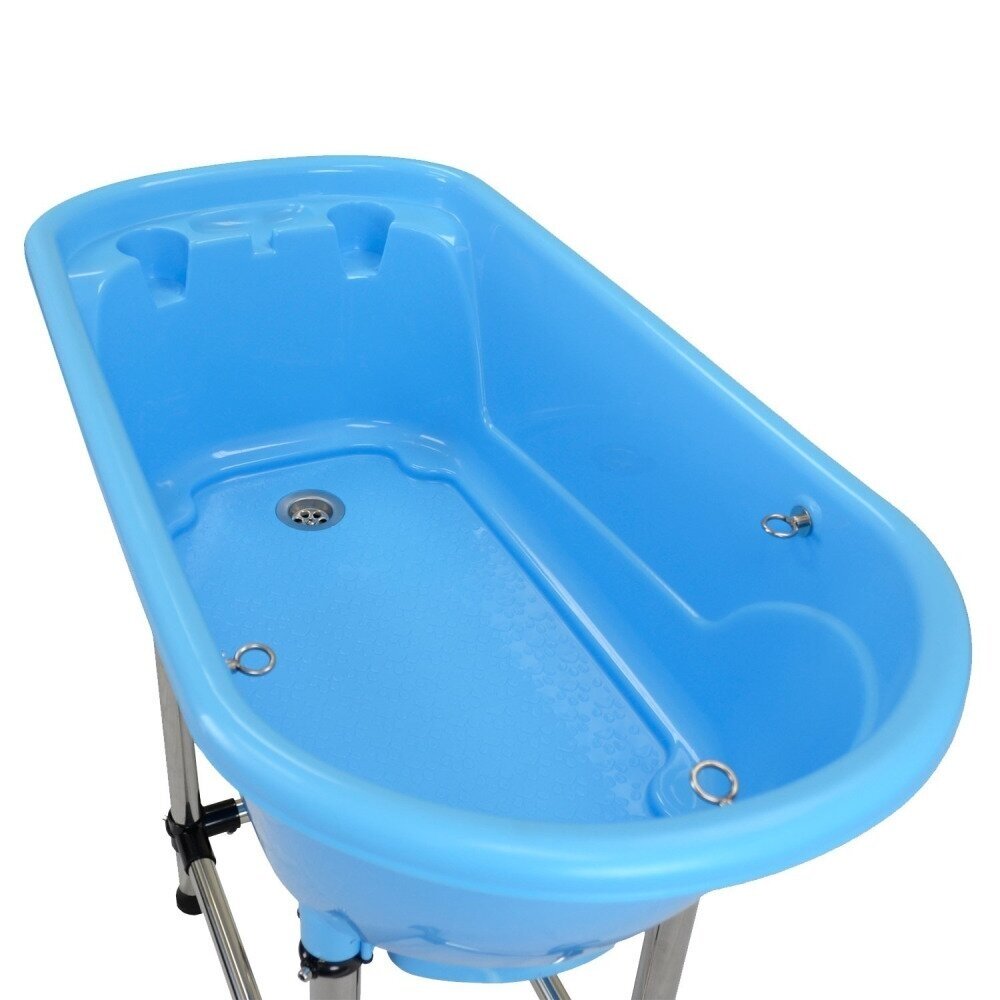 Профессиональная ванночка для мытья животных Blovi Pet Bath Tub, синего цвето 2 Профессиональная ванночка для мытья животных Blovi Pet Bath Tub, синего цвето 2
