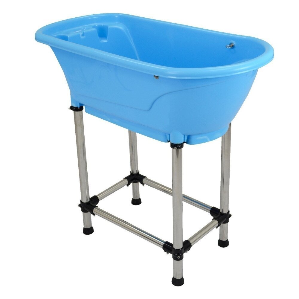 Профессиональная ванночка для мытья животных Blovi Pet Bath Tub, синего цвето 4 Профессиональная ванночка для мытья животных Blovi Pet Bath Tub, синего цвето 4