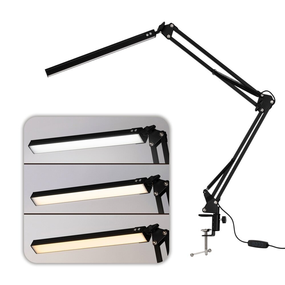 Professional table lamp for manicure MT-328, black