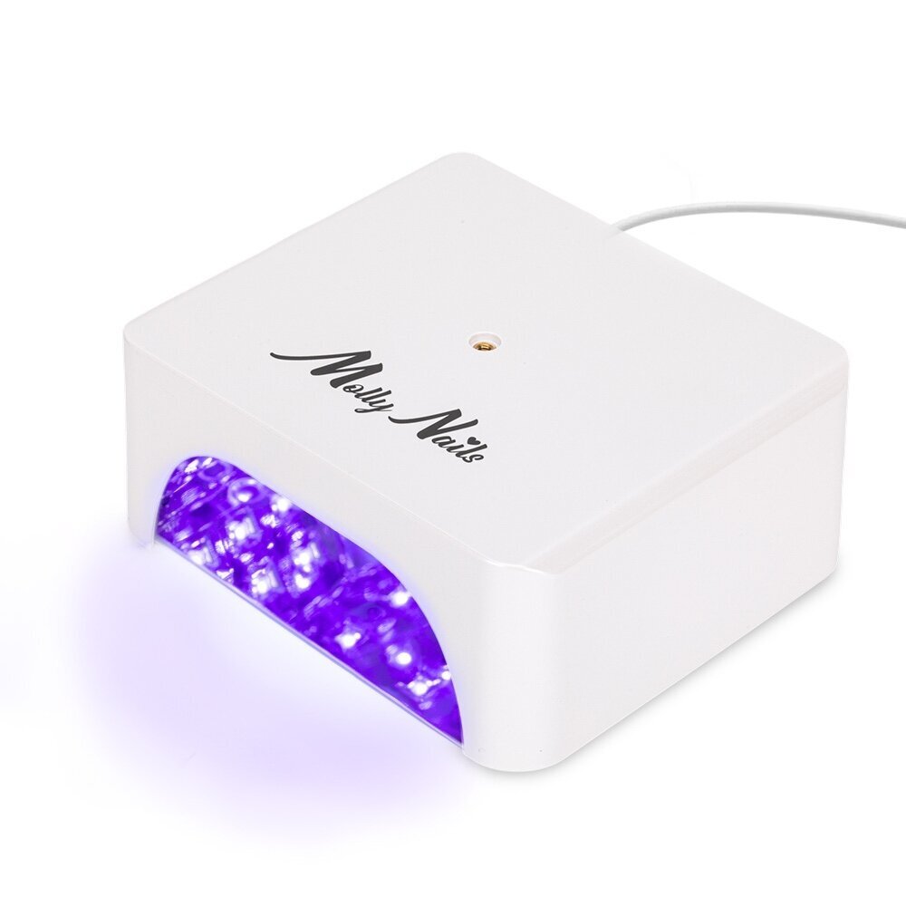 Profesionali UV/LED nagų lempa manikiūrui ir pedikiūrui V10, baltos spalvos (belaidė) 2 Profesionali UV/LED nagų lempa manikiūrui ir pedikiūrui V10, baltos spalvos (belaidė) 2