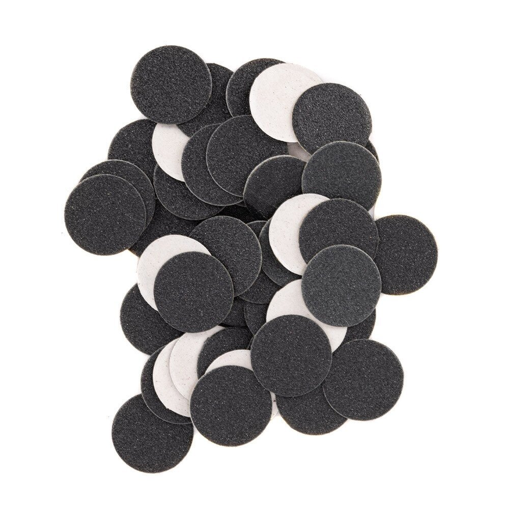 Profesionalūs keičiami PODO diskeliai 15 mm (150 gritų), 50 vnt. 1 Profesionalūs keičiami PODO diskeliai 15 mm (150 gritų), 50 vnt. 1
