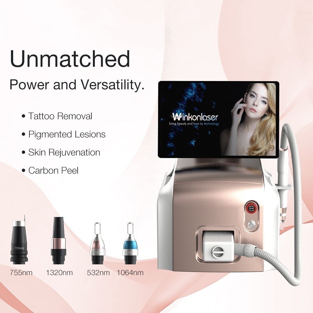 Professional Picosecond Tattoo Removal Machine EL400 (532nm 755nm 1064nm 1320nm) 1