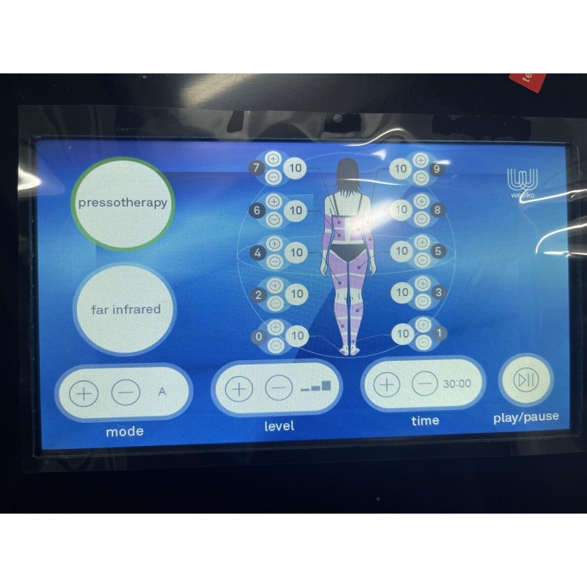 Аппарат для прессотерапии WEELKO HIGH TECH EXCLUSIVE LINE + Термотерапия Сауна Воздух 2 Аппарат для прессотерапии WEELKO HIGH TECH EXCLUSIVE LINE + Термотерапия Сауна Воздух 2