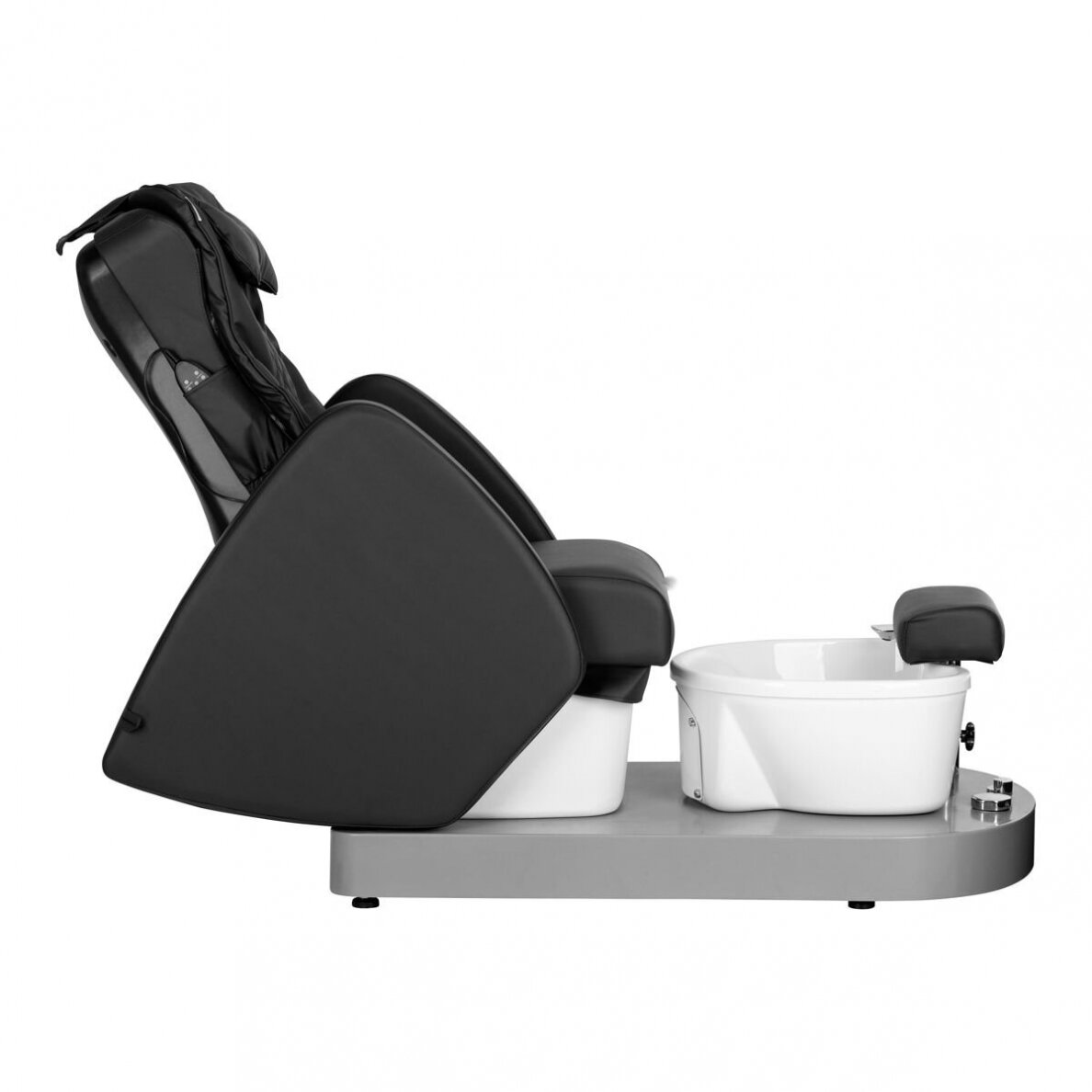 Professional electric podiatry chair for pedicure procedures with massage function AZZURRO 016C, black color 2 Professional electric podiatry chair for pedicure procedures with massage function AZZURRO 016C, black color 2