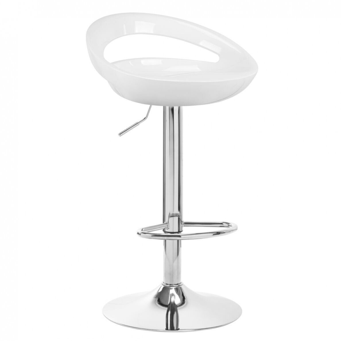 Professional chair for make-up specialists QS-B01, white color