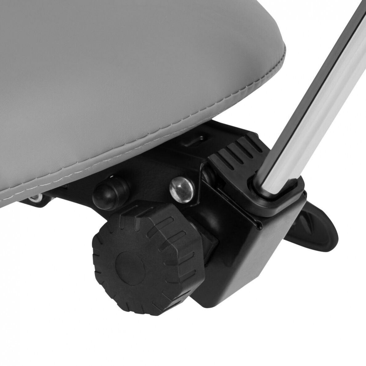 GIOVANNI CLASSIC 1004 professional master's chair-saddle for beauticians, grey color 3 GIOVANNI CLASSIC 1004 professional master's chair-saddle for beauticians, grey color 3