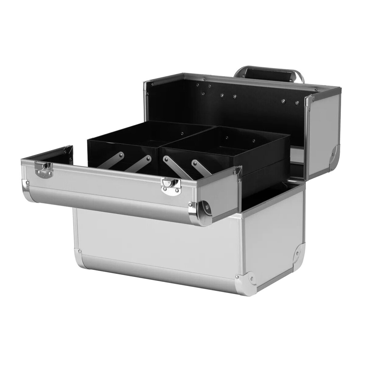 Professional cosmetic case 40, silver color 2 Professional cosmetic case 40, silver color 2