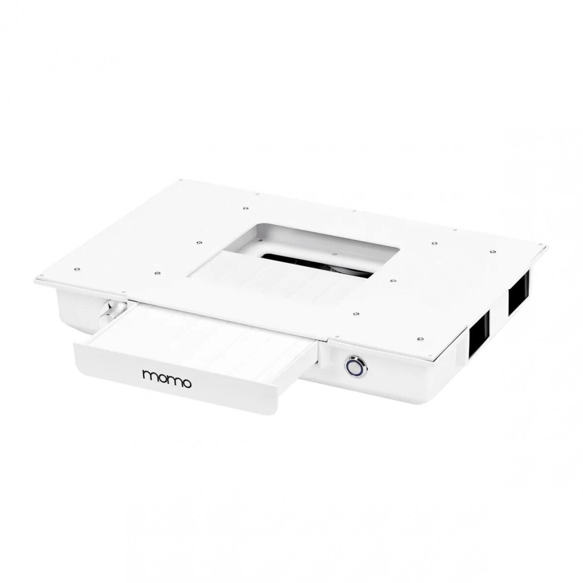 Professional manicure table for beauty salons MOMO 04-BL with built-in dust collector 8