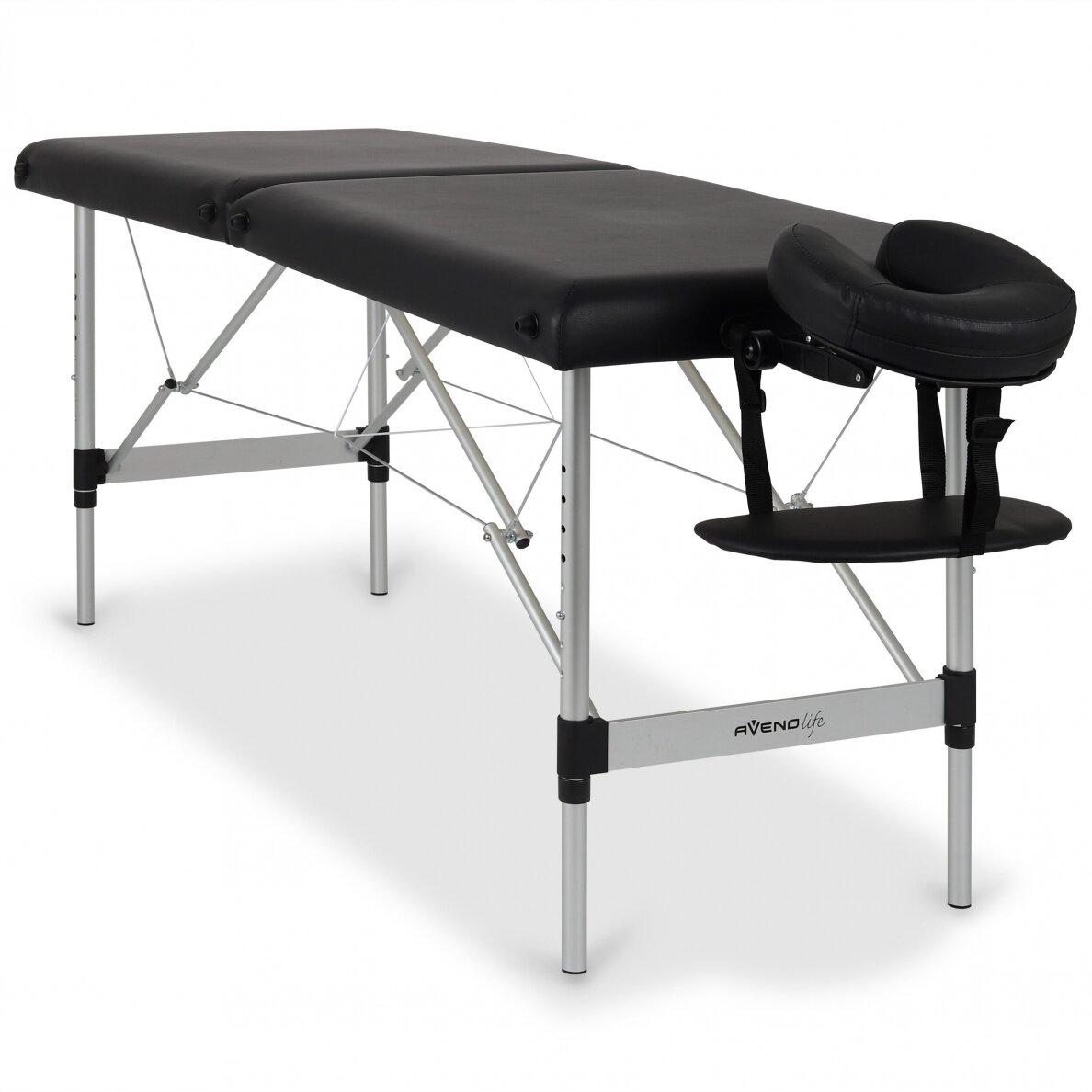 Profesionalus sulankstomas masažo stalas NINA COMFY BASE K515 BLACK, juodos spalvos Profesionalus sulankstomas masažo stalas NINA COMFY BASE K515 BLACK, juodos spalvos