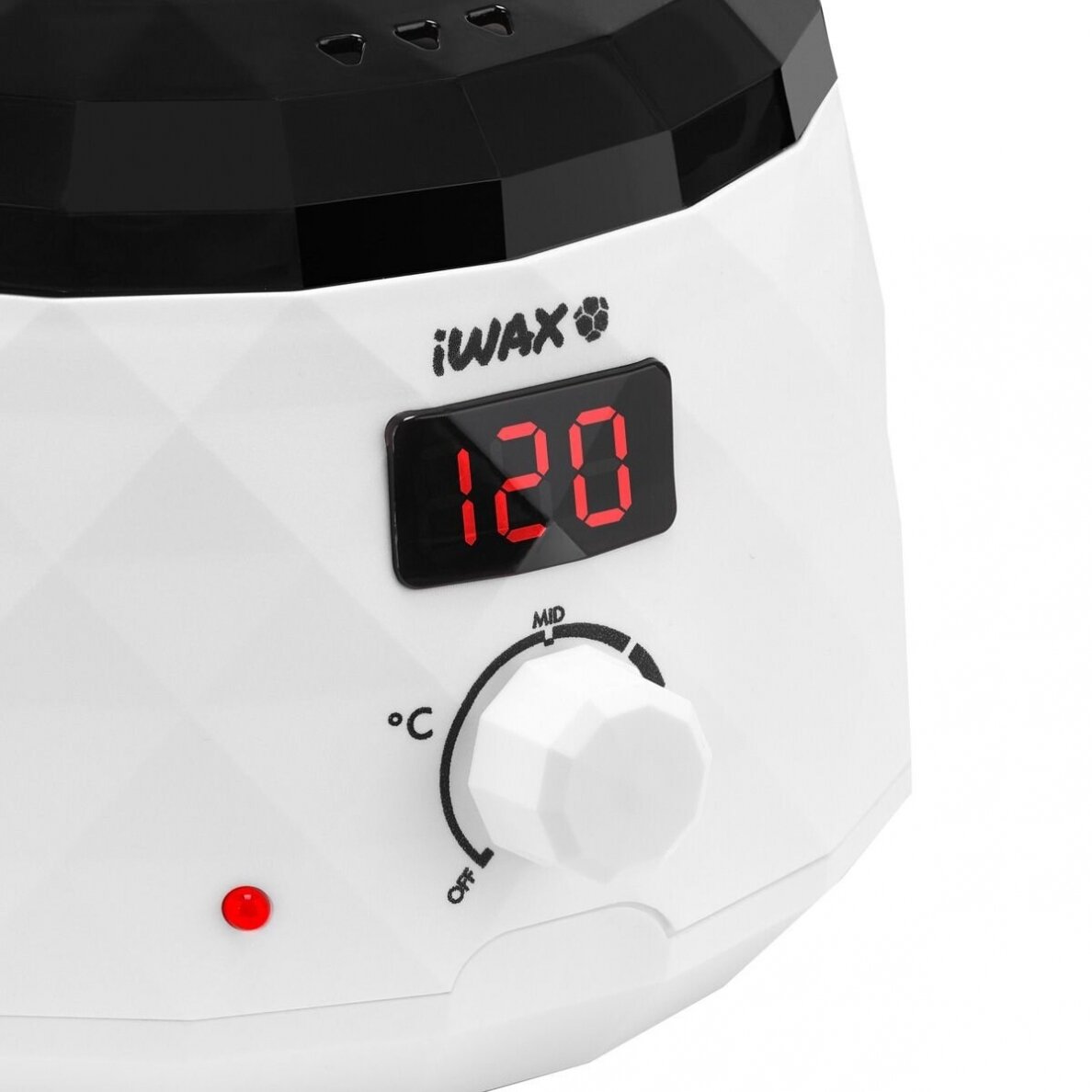 Профессиональный нагреватель воска для банок и гранул iWAX DIAMOND TECH 400ML 100W, цвет белый 5 Профессиональный нагреватель воска для банок и гранул iWAX DIAMOND TECH 400ML 100W, цвет белый 5