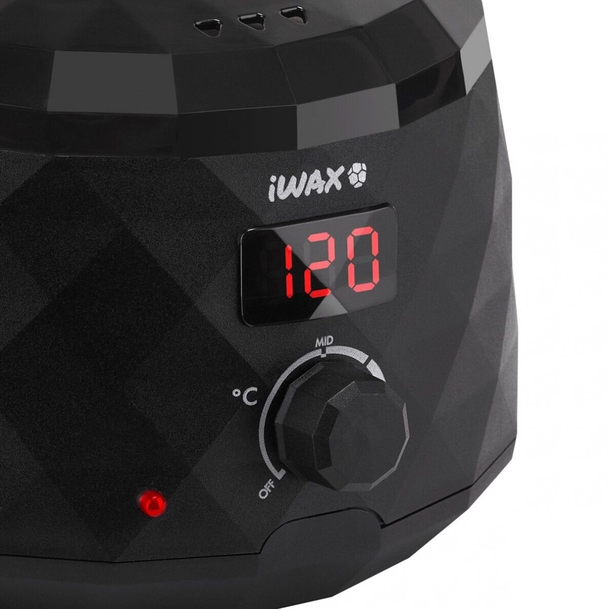 Professional wax heater for cans and pellets iWAX DIAMOND TECH 400ML 100W, black color 4 Professional wax heater for cans and pellets iWAX DIAMOND TECH 400ML 100W, black color 4