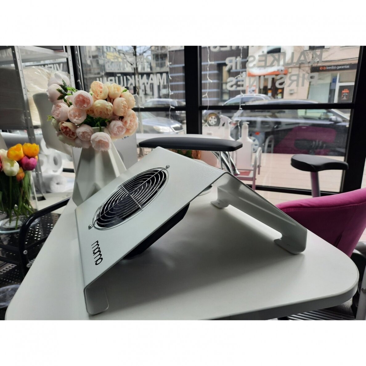 Professional dust collector for manicure MOMO X2S 65W 3