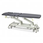 Profesionalus elektrinis manualinės terapijos ir masažo stalas Evero X7 INTEGRA  su naujovišku integruotu putplasčiu, pilkos spalvos