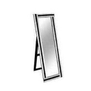 Prabangus grožio salono veidrodis LUSTRO 11DTMO33, juodos spalvos