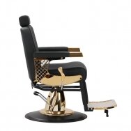 Professional barber chair for hairdressers and beauty salons GABBIANO MARCUS, black color
