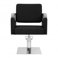 Professional barber chair GABBIANO VILNIUS, black color
