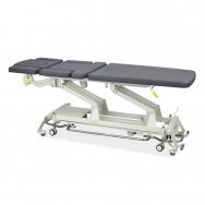 Профессиональный электрический стол для мануальной терапии и массажа Evero X7 INTEGRA  с инновационной встроенной пеной, серого цвета