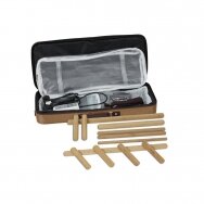 Профессиональная мобильная сумка для подогрева камней и бамбука + бамбуковые палочки