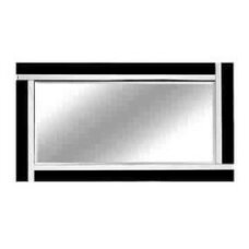 Prabangus grožio salono veidrodis LUSTRO TM8004 70x100cm, juodos spalvos
