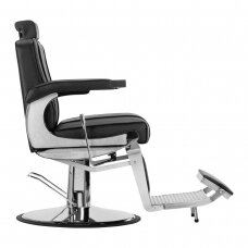 Profesionali barberio kėdė kirpykloms ir grožio salonams HAIR SYSTEM BM88066, juodos spalvos