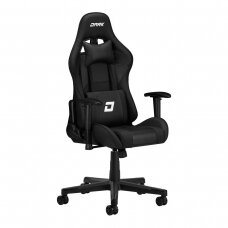 Profesionali biuro ir kompiuterinių žaidimų kėdė DARK, juodos/pilkos spalvos