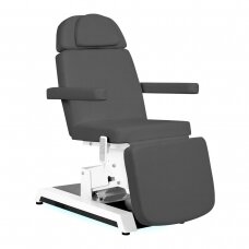 Профессиональное электрическое косметологическое кресло-кровать для салонов красоты EXPERT W-12 (4 мотора), цвет серый