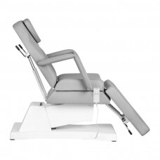 Профессиональная электрическая косметологическая стул SOFT (1 двигатель) серого цвета