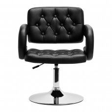 HAIR SYSTEM professional beauty salon master chair QS-B1801, black color