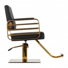 Профессиональное кресло для парикмахерских и салонов красоты GABBIANO AVILA, черного цвета