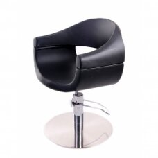 Professional hairdressing chair for beauty salons PATRIZIO, black color