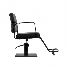 Professional hairdressing chair GABBIANO PORTO, black color