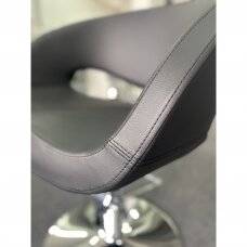 Professional hairdressing chair TK 252D8, black color