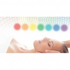 Professional cosmetic chromotherapy lamp attached to the ceiling