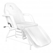 Profesionali kosmetologinė lova - gultas  557A, baltos spalvos