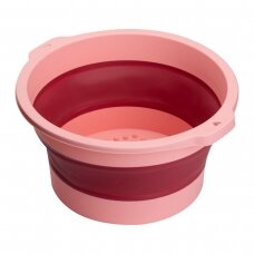 Профессиональная складная педикюрная ванночка для подологических работ, розового цвета