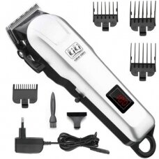 Professional hair clipper NEW GAIN NG-777, silver color