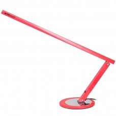 Professional table lamp for manicure work SLIM 20 w, red color
